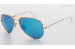Ray-Ban Aviator Blue Flash Lenses (RB3025 112/17 58mm) saules brilles